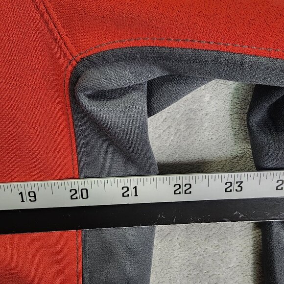 Mens Red Gray Nike Dri-Fit Arkansas Razorbacks Hoodie Sweatshirt Long Sleeve M - Picture 8 of 10